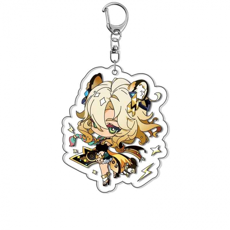 Genshin Impact Anime Acrylic Keychain Charm price for 5 pcs 17946