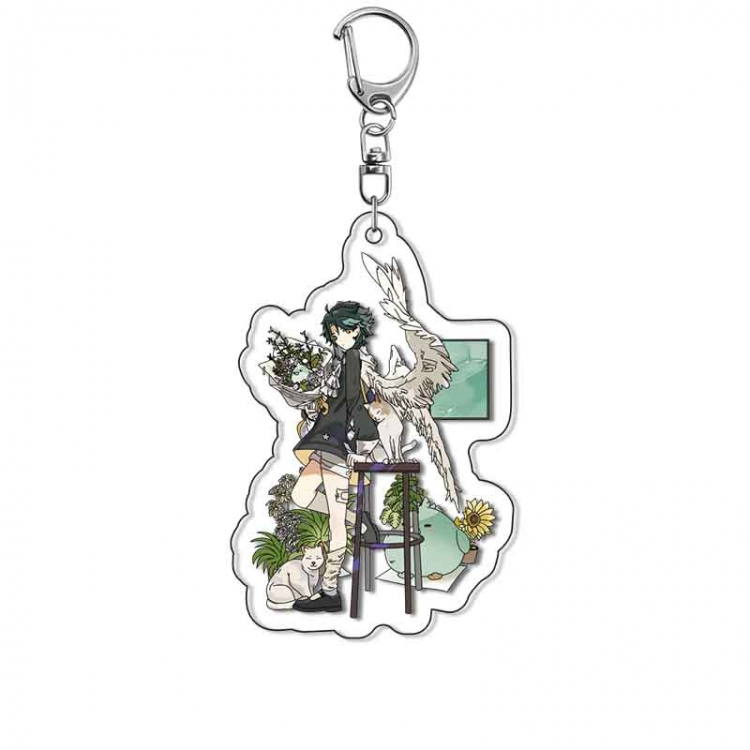 Genshin Impact Anime Acrylic Keychain Charm price for 5 pcs 17940