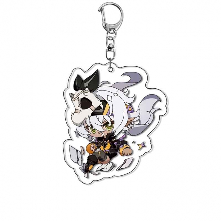 Genshin Impact Anime Acrylic Keychain Charm price for 5 pcs 17945