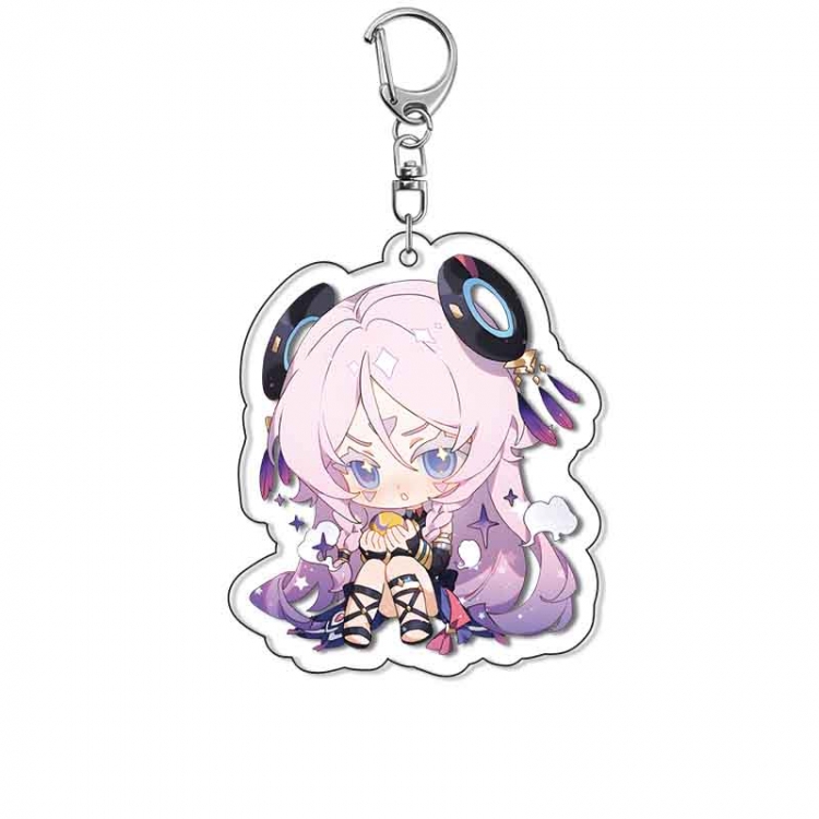 Genshin Impact Anime Acrylic Keychain Charm price for 5 pcs 17950