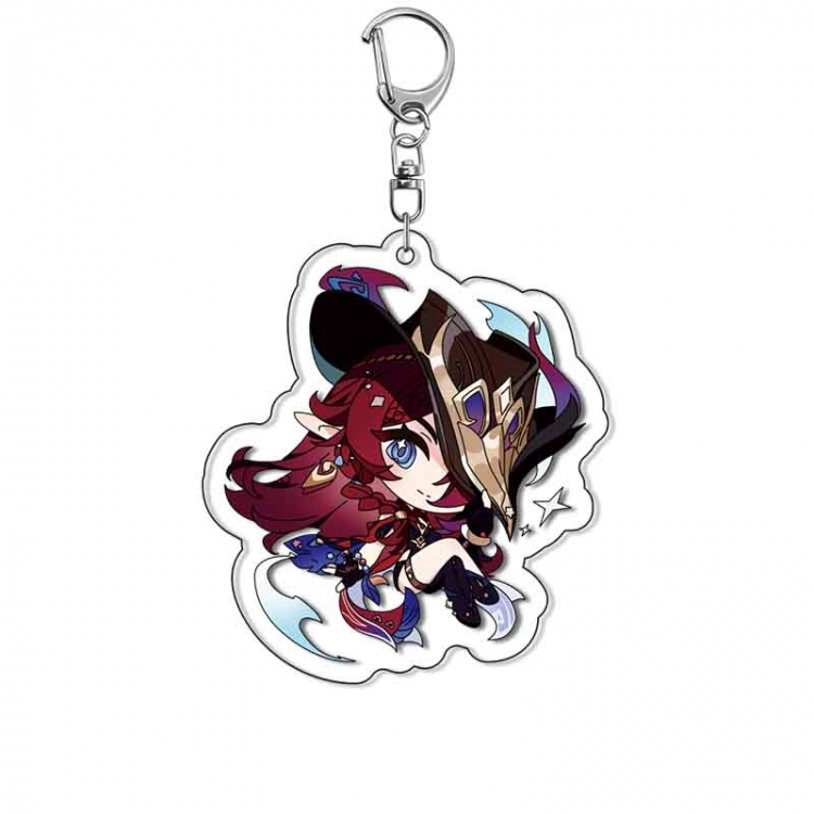 Genshin Impact Anime Acrylic Keychain Charm price for 5 pcs 17947