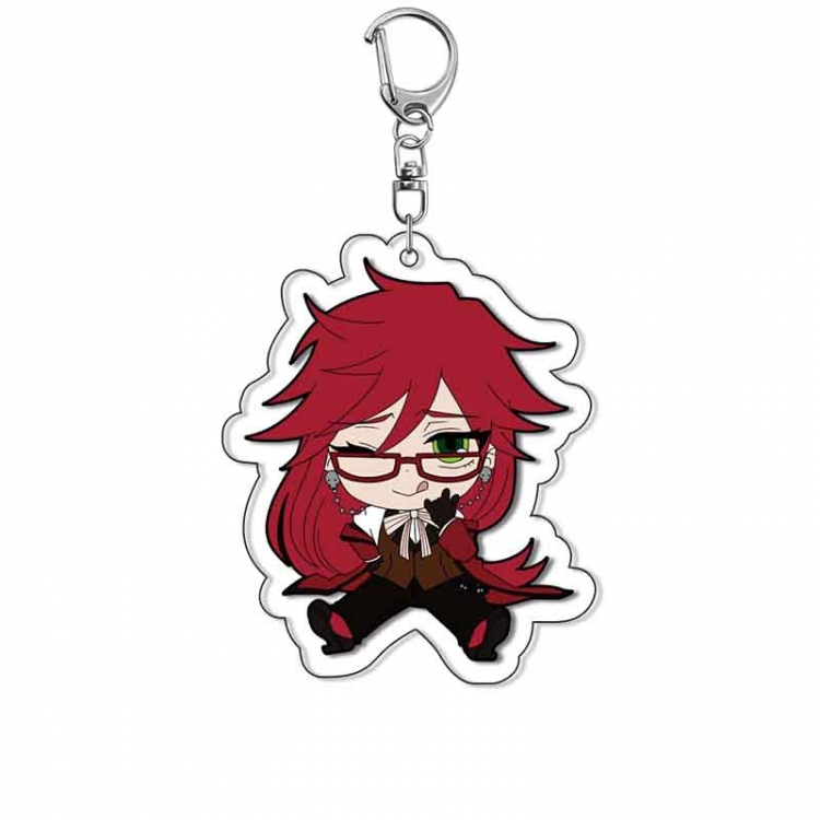 Kuroshitsuji Anime Acrylic Keychain Charm price for 5 pcs 17920