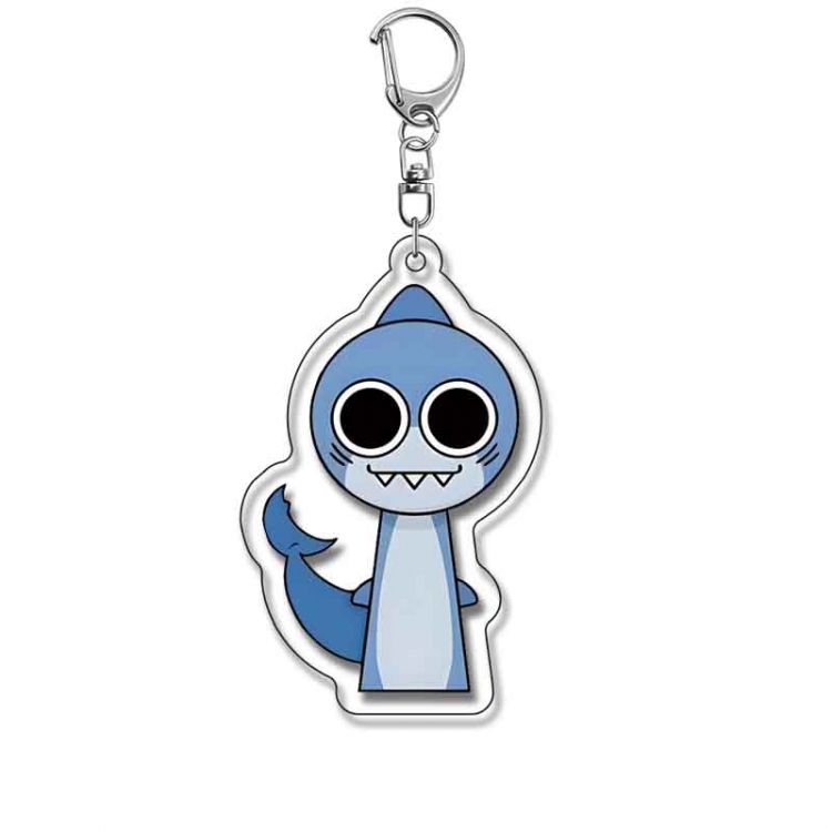 Sprunki Anime Acrylic Keychain Charm price for 5 pcs 17801