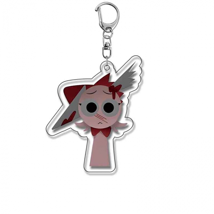 Sprunki Anime Acrylic Keychain Charm price for 5 pcs 17804