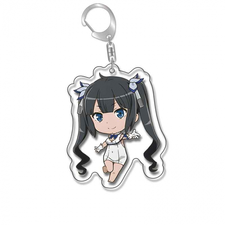 Is it wrong to try to Pick Up Girls in a Dungeon Anime Acrylic Keychain Charm price for 5 pcs