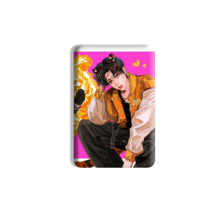 straykids Anime square tinplate badge chest badge 4X6CM price for 5 pcs