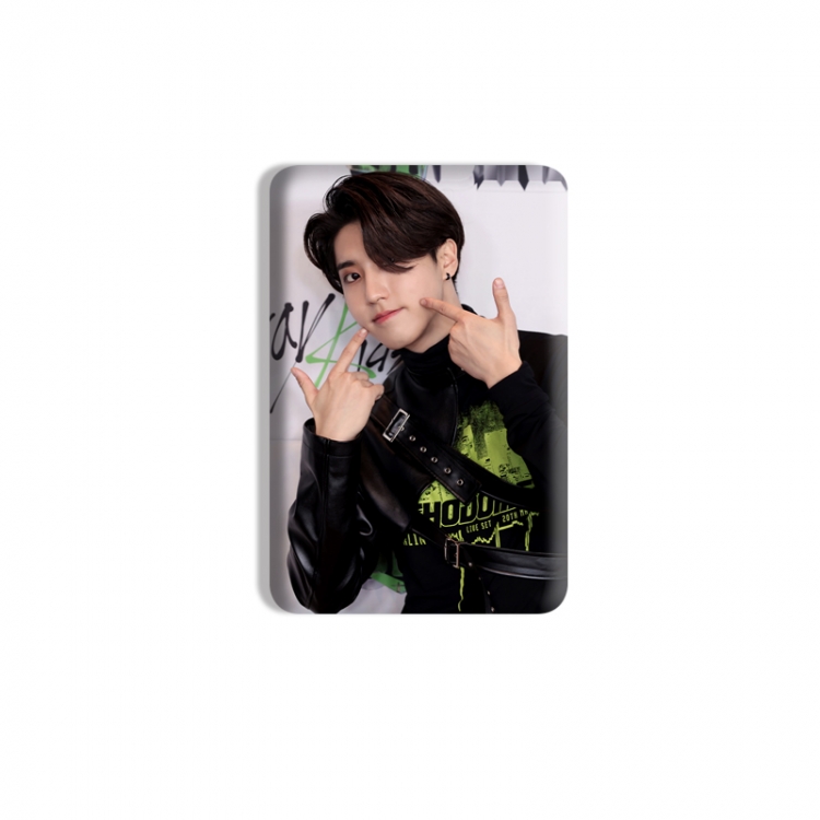 straykids Anime square tinplate badge chest badge 4X6CM price for 5 pcs