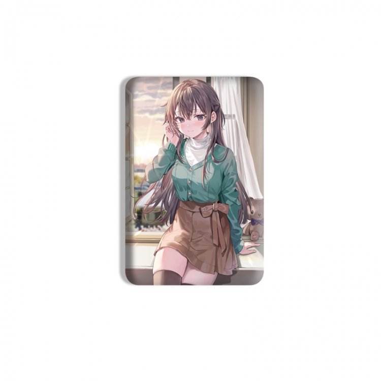 Alya Sometimes Hides Her Feelings in Russian Anime square tinplate badge chest badge 4X6CM price for 5 pcs