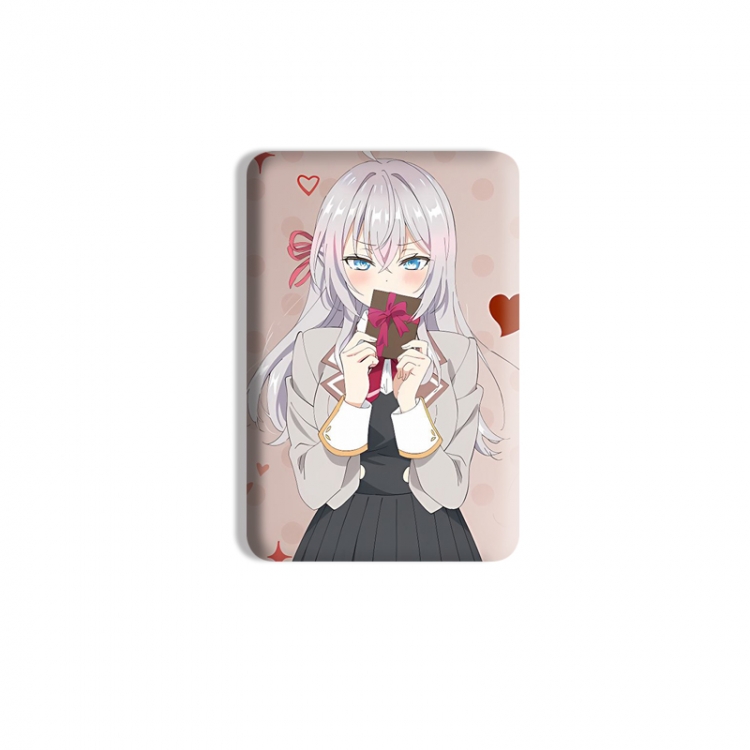 Alya Sometimes Hides Her Feelings in Russian Anime square tinplate badge chest badge 4X6CM price for 5 pcs