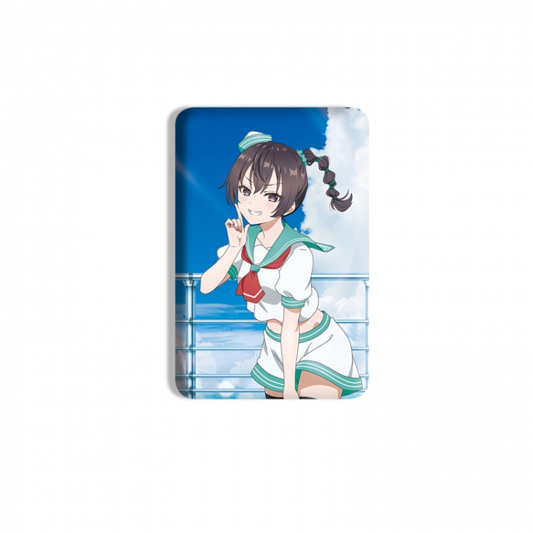 Alya Sometimes Hides Her Feelings in Russian Anime square tinplate badge chest badge 4X6CM price for 5 pcs