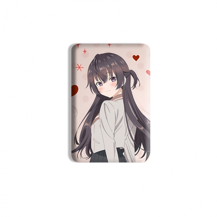 Alya Sometimes Hides Her Feelings in Russian Anime square tinplate badge chest badge 4X6CM price for 5 pcs