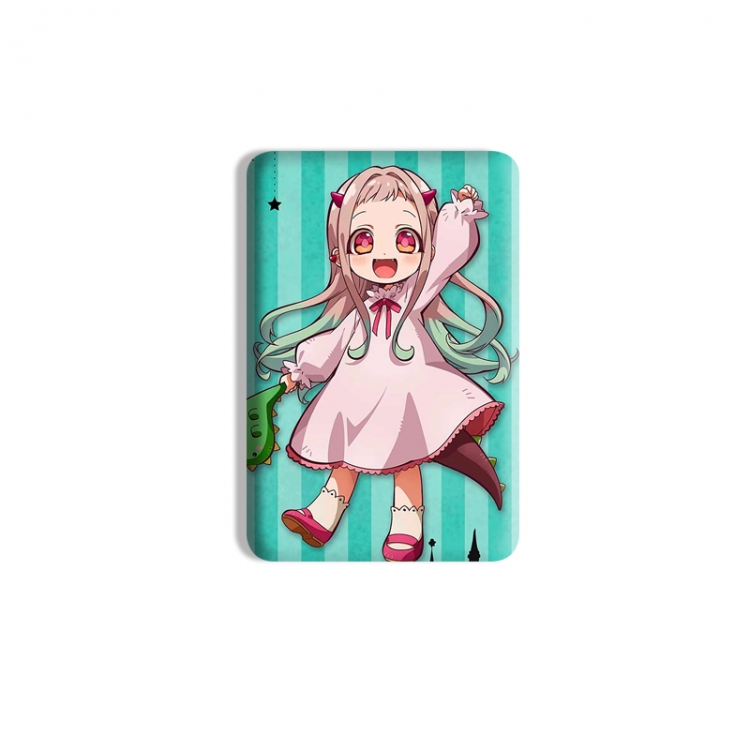 Toilet-bound Hanako-kun Anime square tinplate badge chest badge 4X6CM price for 5 pcs