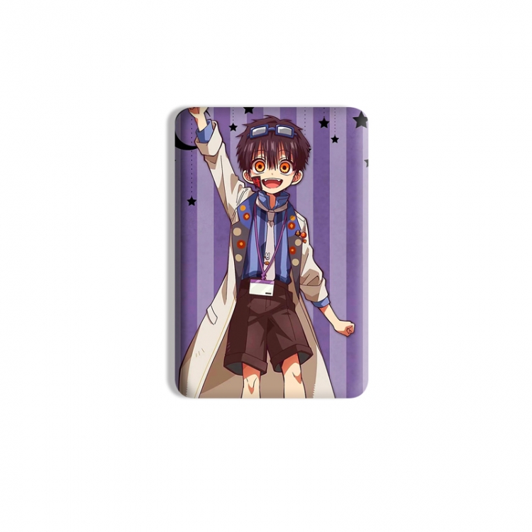 Toilet-bound Hanako-kun Anime square tinplate badge chest badge 4X6CM price for 5 pcs