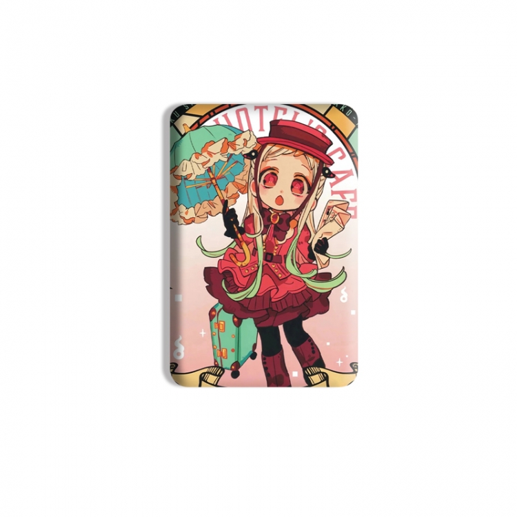 Toilet-bound Hanako-kun Anime square tinplate badge chest badge 4X6CM price for 5 pcs