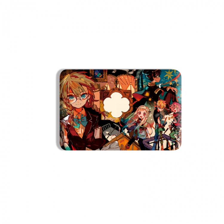 Toilet-bound Hanako-kun Anime square tinplate badge chest badge 4X6CM price for 5 pcs