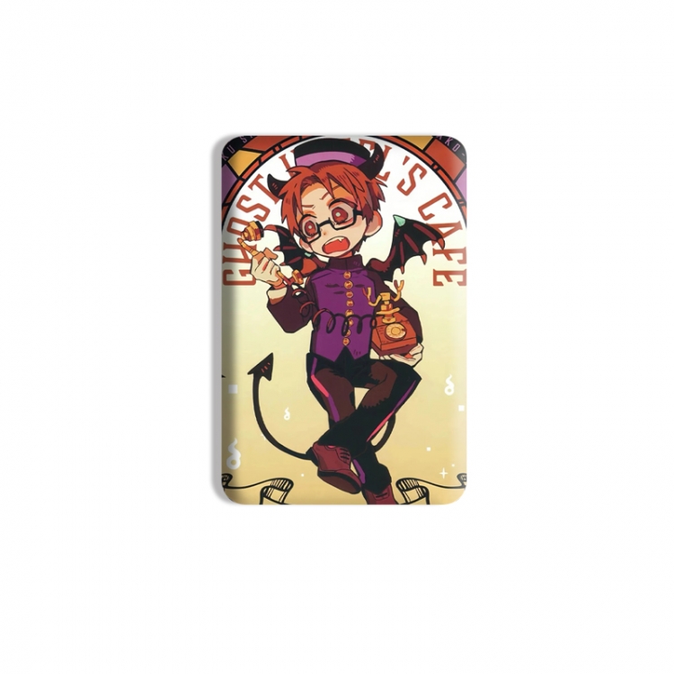 Toilet-bound Hanako-kun Anime square tinplate badge chest badge 4X6CM price for 5 pcs