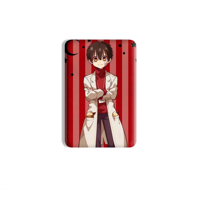 Toilet-bound Hanako-kun Anime square tinplate badge chest badge 4X6CM price for 5 pcs