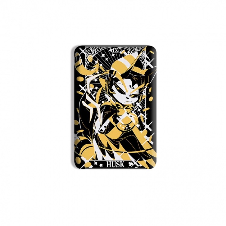 Hazbin Hotel Anime square tinplate badge chest badge 4X6CM price for 5 pcs