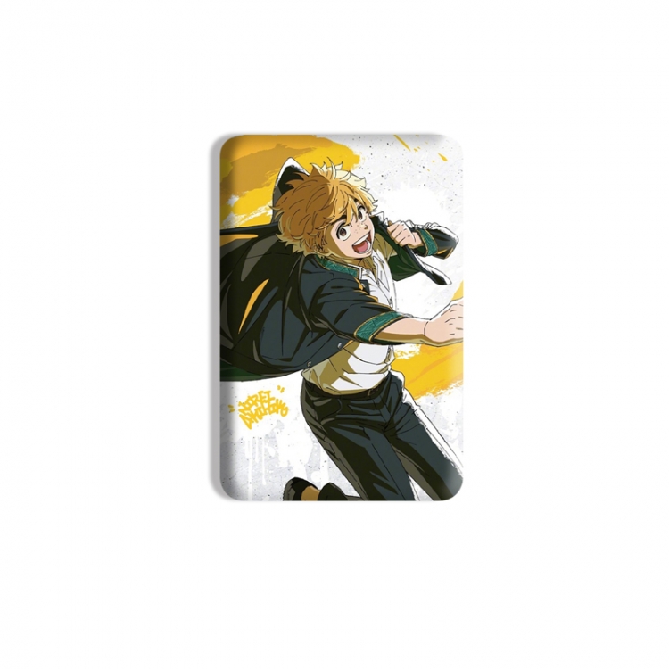 WIND BREAKER Anime square tinplate badge chest badge 4X6CM price for 5 pcs