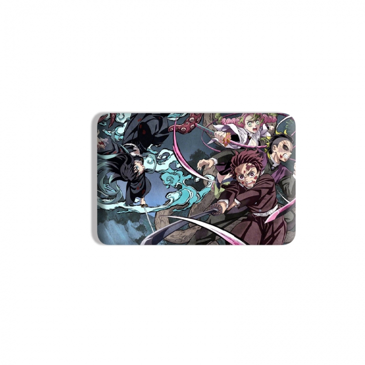 Demon Slayer Kimets Anime square tinplate badge chest badge 4X6CM price for 5 pcs