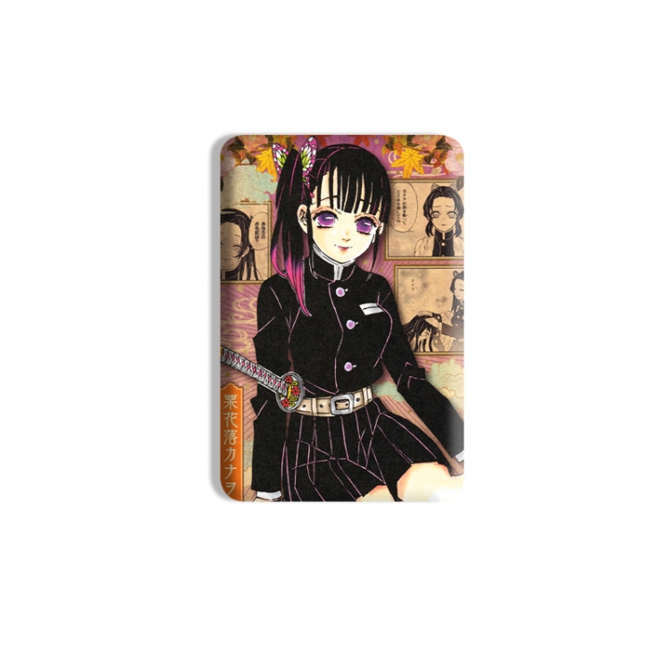 Demon Slayer Kimets Anime square tinplate badge chest badge 4X6CM price for 5 pcs