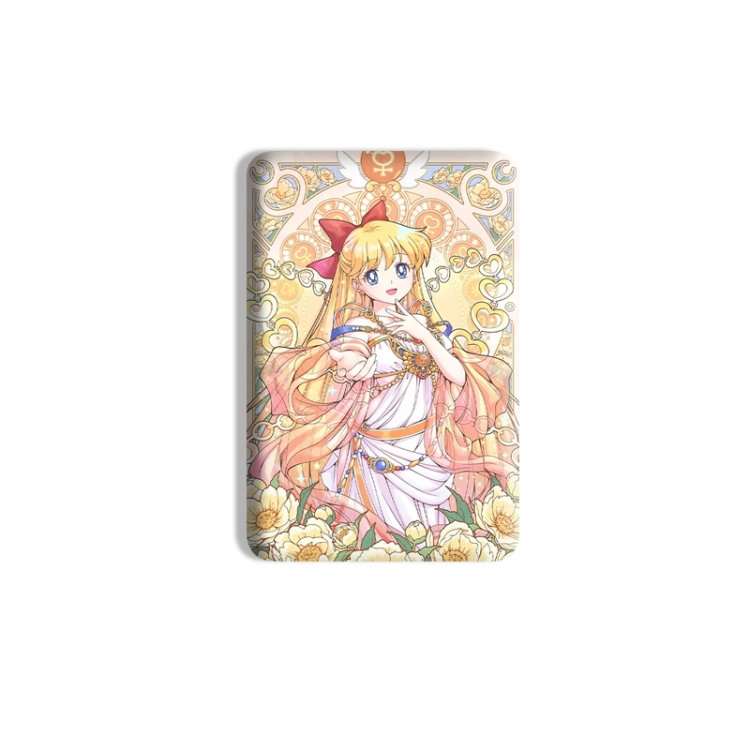 sailormoon Anime square tinplate badge chest badge 4X6CM price for 5 pcs