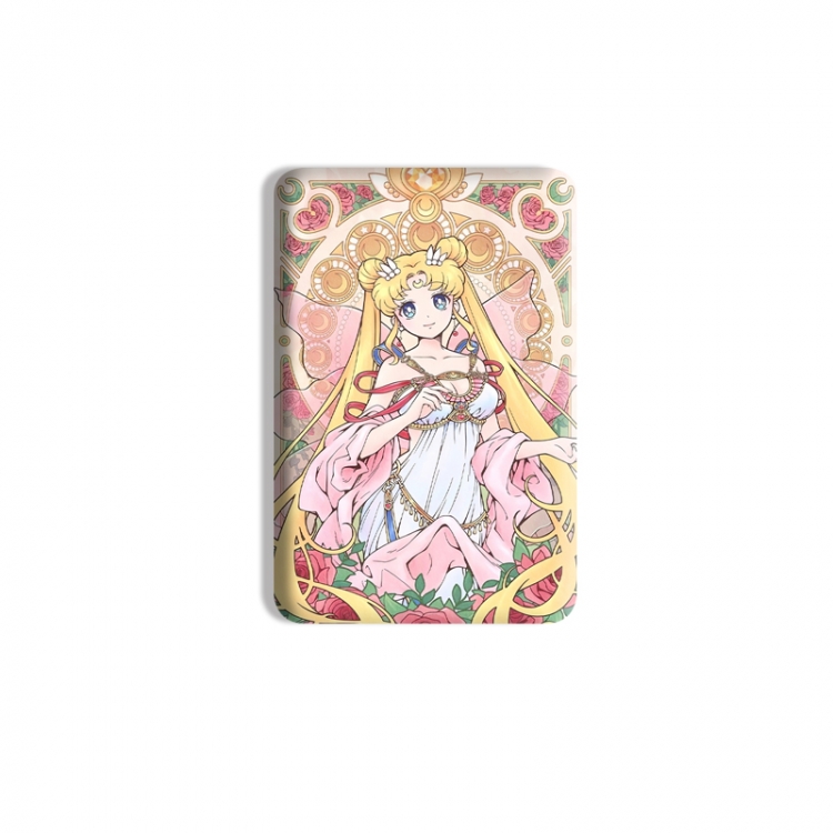 sailormoon Anime square tinplate badge chest badge 4X6CM price for 5 pcs