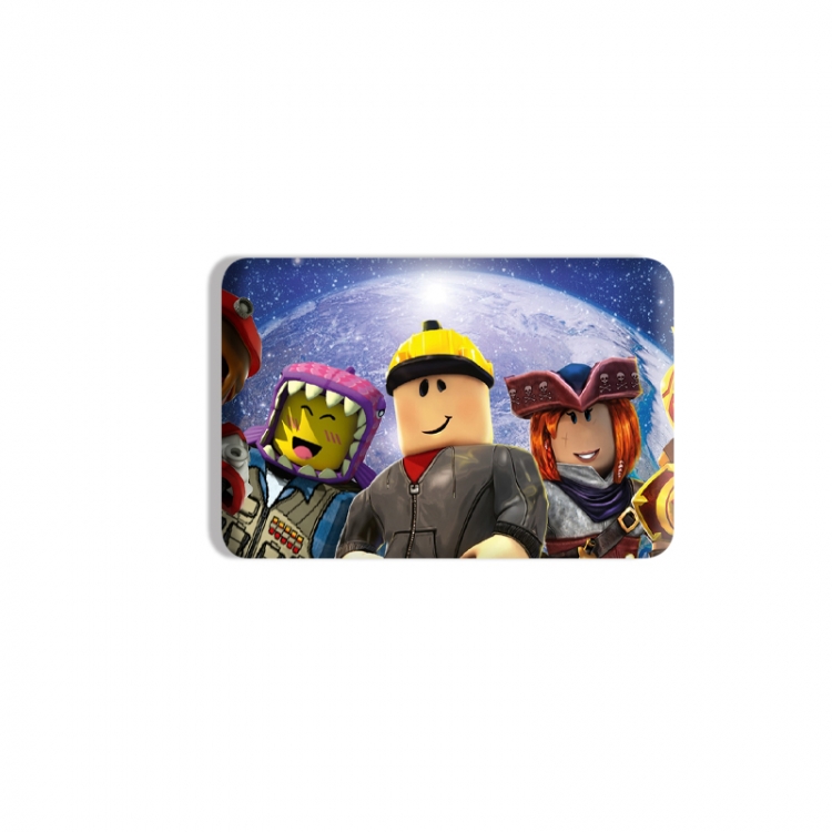 Roblox Anime square tinplate badge chest badge 4X6CM price for 5 pcs