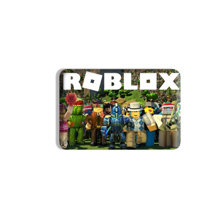 Roblox Anime square tinplate badge chest badge 4X6CM price for 5 pcs