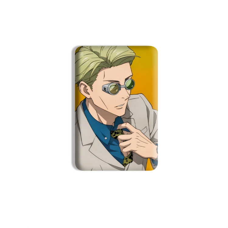 Jujutsu Kaisen Anime square tinplate badge chest badge 4X6CM price for 5 pcs