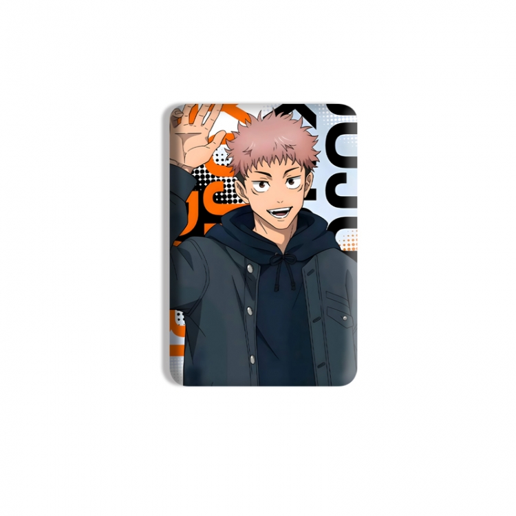 Jujutsu Kaisen Anime square tinplate badge chest badge 4X6CM price for 5 pcs