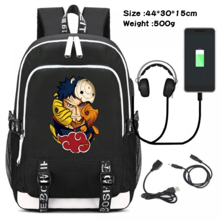 Naruto Game Canvas Backpack Waterproof School Bag 44X30X15CM 500G