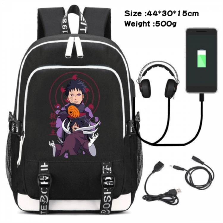 Naruto Game Canvas Backpack Waterproof School Bag 44X30X15CM 500G