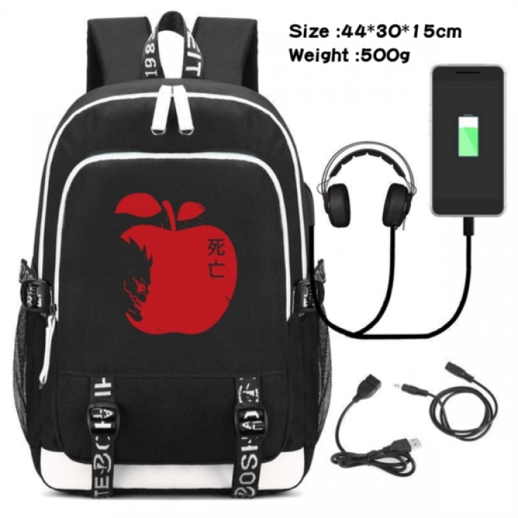 Death note Game Canvas Backpack Waterproof School Bag 44X30X15CM 500G