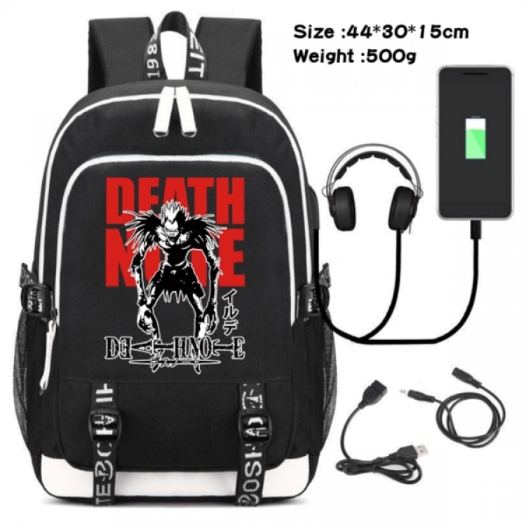 Death note Game Canvas Backpack Waterproof School Bag 44X30X15CM 500G