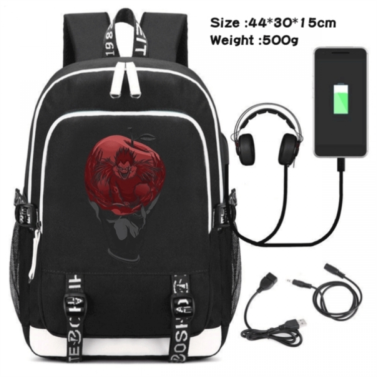 Death note Game Canvas Backpack Waterproof School Bag 44X30X15CM 500G