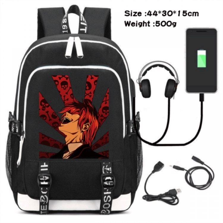 Death note Game Canvas Backpack Waterproof School Bag 44X30X15CM 500G