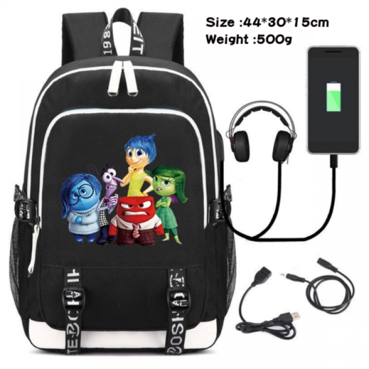 Inside Out  Game Canvas Backpack Waterproof School Bag 44X30X15CM 500G