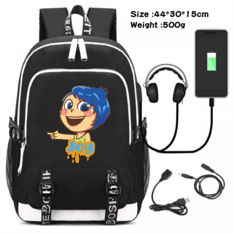 Inside Out  Game Canvas Backpack Waterproof School Bag 44X30X15CM 500G