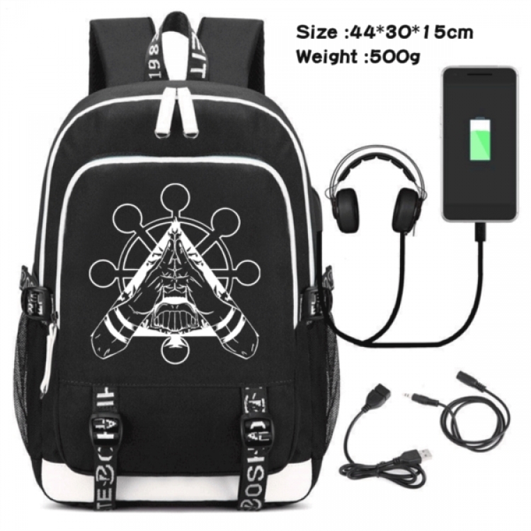 Jujutsu Kaisen Game Canvas Backpack Waterproof School Bag 44X30X15CM 500G