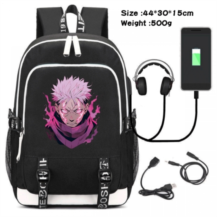 Jujutsu Kaisen Game Canvas Backpack Waterproof School Bag 44X30X15CM 500G