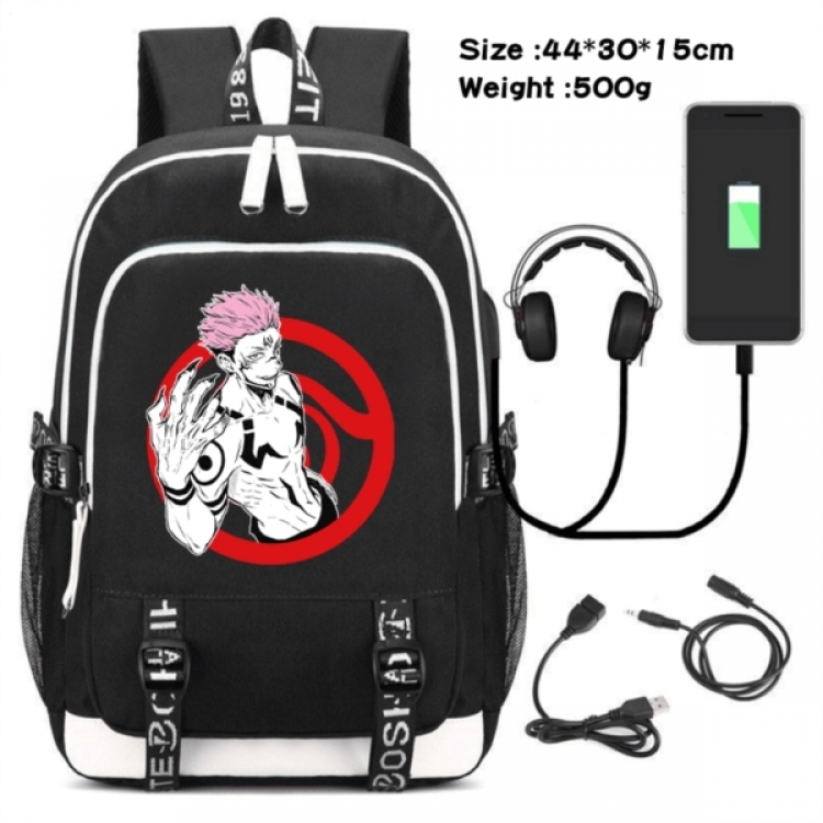 Jujutsu Kaisen Game Canvas Backpack Waterproof School Bag 44X30X15CM 500G