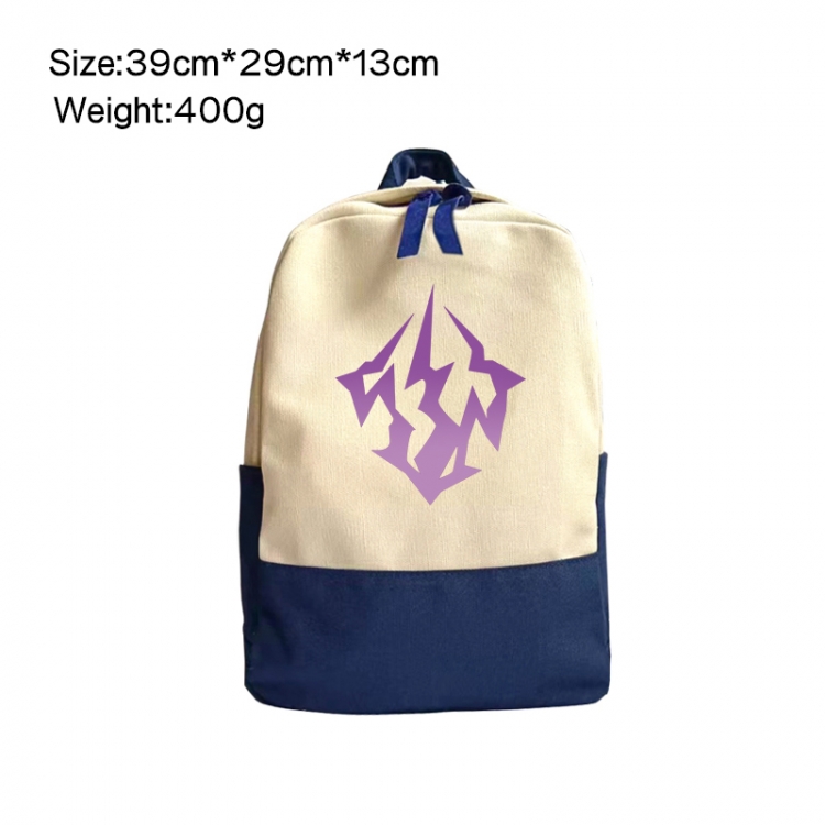 Honkai: Star Rail Anime Surrounding Canvas Colorful Backpack 39x29x13cm