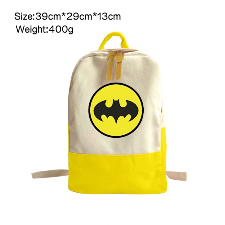 superhero Anime Surrounding Canvas Colorful Backpack 39x29x13cm