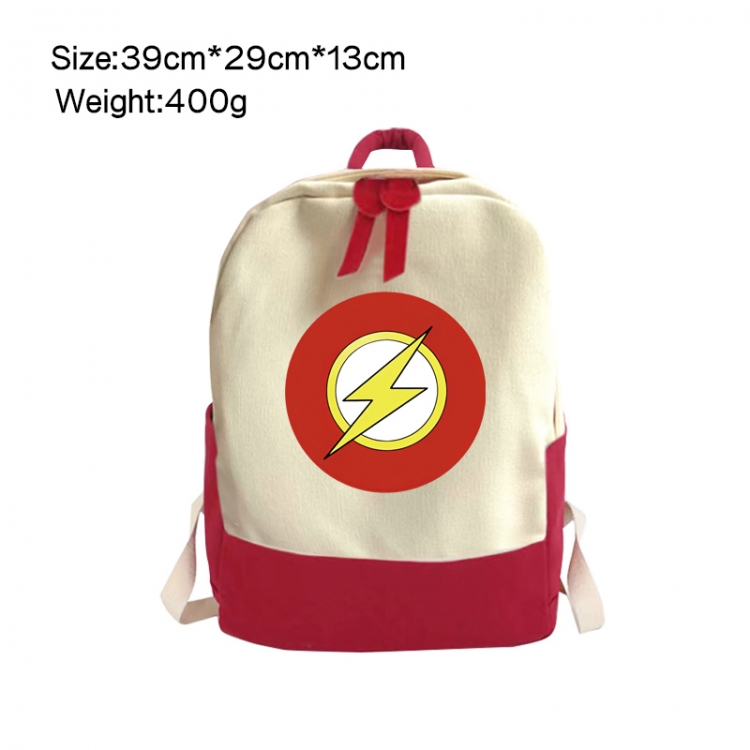 superhero Anime Surrounding Canvas Colorful Backpack 39x29x13cm