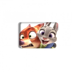 Zootopia Anime square tinplate...