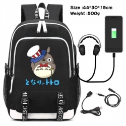 TOTORO Game Canvas Backpack Wa...