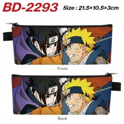 Naruto Anime PU Leather Zipper...