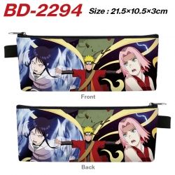 Naruto Anime PU Leather Zipper...