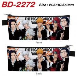 Bleach Anime PU Leather Zipper...